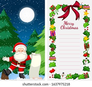 Plantillas de fondo con ilustración de tema de navidad