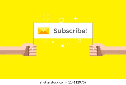 Background templates for email subscribe