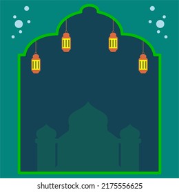 background templates suitable for various Islamic religious activities