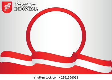 Background templates with the theme of Independence Day of the Republic of Indonesia are commonly used for graphic or banner design purposes and photo editing