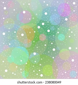 Background tender green snow vector graphic illustration design art