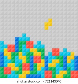 Background Tetris game