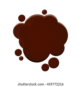 background for the text in a liquid stains, chocolate, caramel, cooking
