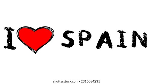 Background text i love madrid, paris,  jtk or jakarta, milan, spain, and i love Barcelona 