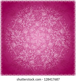 background for text mauve with white flower