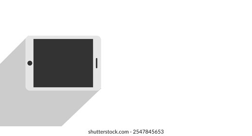 background with text space , smartphone and tablet mockup isolated on white background. computer mockup and phone device mockup for website presentation.Stock Vector.