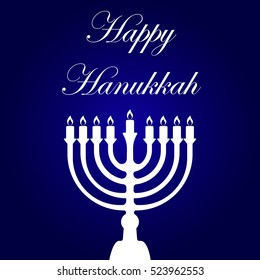 background with text and traditional elements for hanukkah celebrations