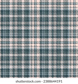 Tela textil de fondo de tela tartán de textura trenzado con un vector de control de patrones sin fisuras en tonos gris pastel y pizarra oscura.