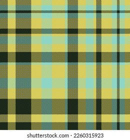 Material textil de fondo sin costura. Funda vectorial tartan. Patrón de comprobación de tela de textura en colores oscuros y verdes.