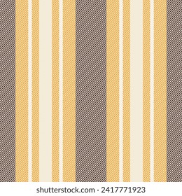 Background textile stripe of vertical pattern texture with a vector fabric seamless lines in antique white and orange colors.