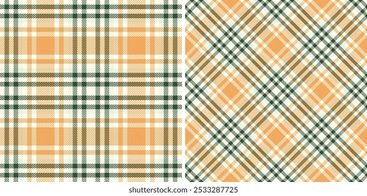 Background textile vector of pattern seamless fabric with a texture check tartan plaid. Set in favorite colours for symmetry tissue designs in fashion.