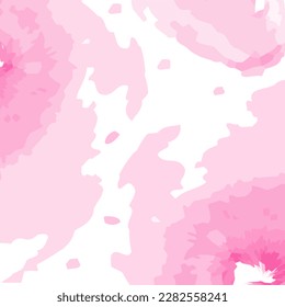 Background texture of abstract spots in trendy soft pink shades in a watercolor manner. Isolate. EPS