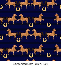 Background texture art, seamless horse