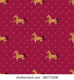Background texture art, seamless horse. Fashion trend print