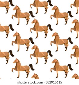Background texture art, seamless horse
