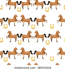 Background texture art, seamless horse
