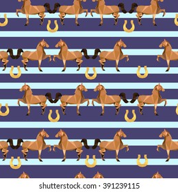 Background texture art, seamless horse