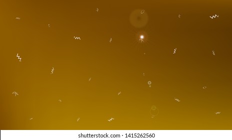 Background texture, blur. Breezy space fantasy. Ordinary colorific illustration design. Gold colored. Space, new collection background. Colorful space background theme.