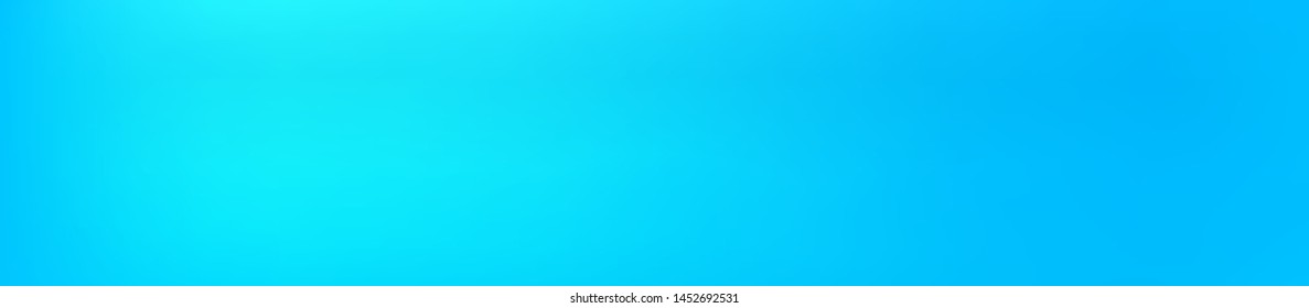 Background texture, blur. Clean glass print fantasy. Elementary colorific theme. Azure colored. Horizontal panoramic gradient. Trendy horizontal skinali plain gradient.