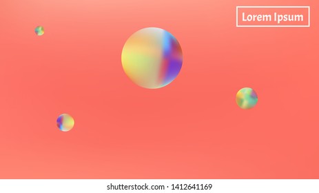 Background texture, blur. Clean space fantasy. Elementary colorific illustration design. Coral colored. Good new cosmos backgrounds. Colorful good background theme.