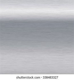 background or texture of brushed chrome surface