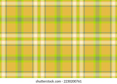 Prüfung der Hintergrundtextur. Nahtlose Gewebe aus Putzgewebe. Muster Textil-Tartan-Vektorgrafik in Orange und hellen Farben.