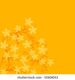 Background texture with floral motif