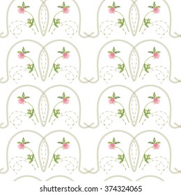Background texture of flower ornament