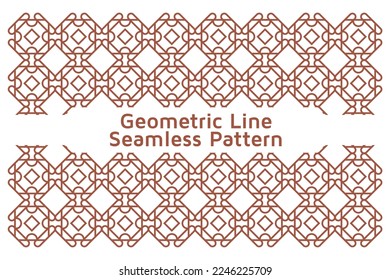 Background Texture in Geometric Line Ornamental Style