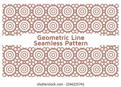 Background Texture in Geometric Line Ornamental Style