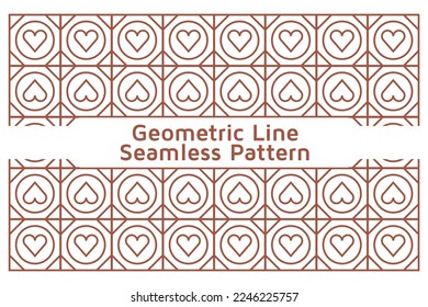 Background Texture in Geometric Line Ornamental Style