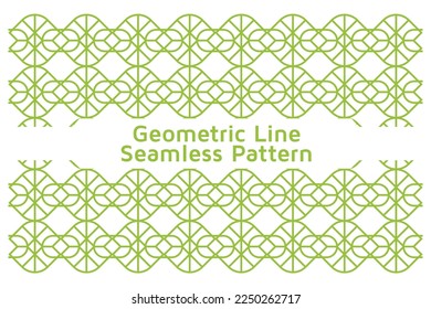 Background Texture in Geometric Line Ornamental Style. Seamless Design Vector