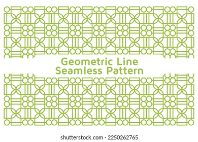 Background Texture in Geometric Line Ornamental Style. Seamless Design Vector