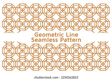 Background Texture in Geometric Line Ornamental Style. Seamless Design Vector