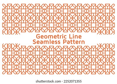 Background texture in geometric lines ornamental style. Seamless design.