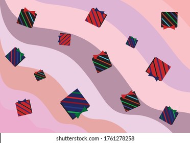 background texture with gifts