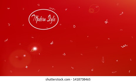 Background texture, graphic. Plain colorific illustration idea. Clear space fantasy. Red colored. A good selection space background. Colorful selected stars background.