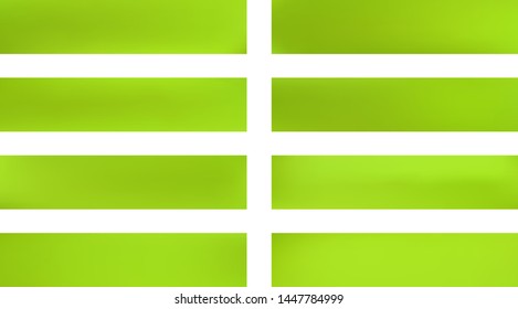 Background texture, graphic. Recent glass print set. Funny colorific design. Lime colored. Plain horizontal background texture illustration set. Trendy skinali plain design.