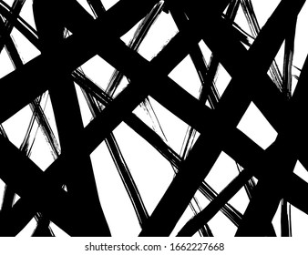 Background texture. Grunge brush pattern. Vector.