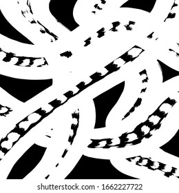Background texture. Grunge brush pattern. Vector.