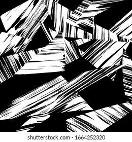 Background texture. Grunge brush pattern. Vector.