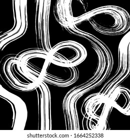 Background texture. Grunge brush pattern. Vector.