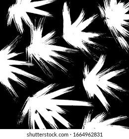 Background texture. Grunge brush pattern. Vector.