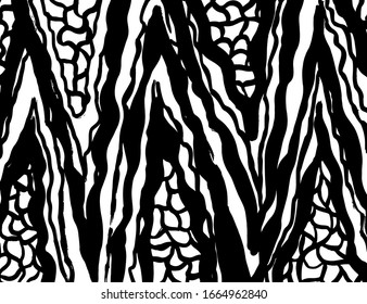 Background texture. Grunge brush pattern. Vector.