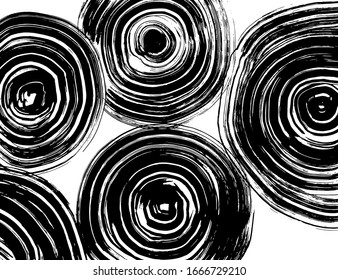 Background texture. Grunge brush pattern. Vector.