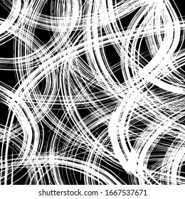 Background texture. Grunge brush pattern. Vector.