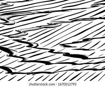 Background texture. Grunge brush pattern. Vector.