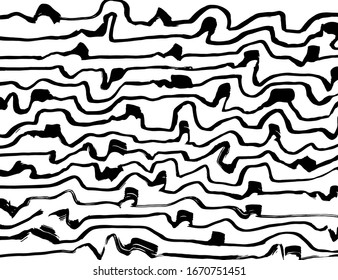 Background texture. Grunge brush pattern. Vector.