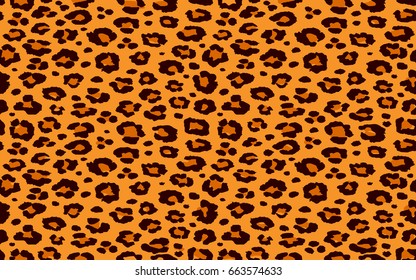 background texture leopard orange jaguar seamless repeats pattern print