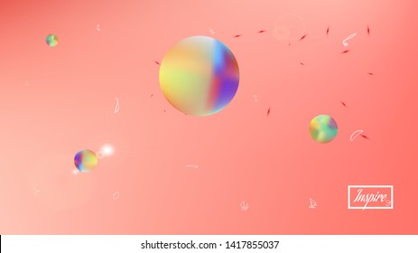 Background texture, light. Ordinary colorific illustration design. Cool space fantasy. Coral colored. A lot of stars art background picture. Colorful new space art.